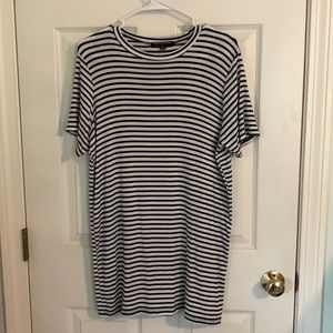 Striped T-shirt dress